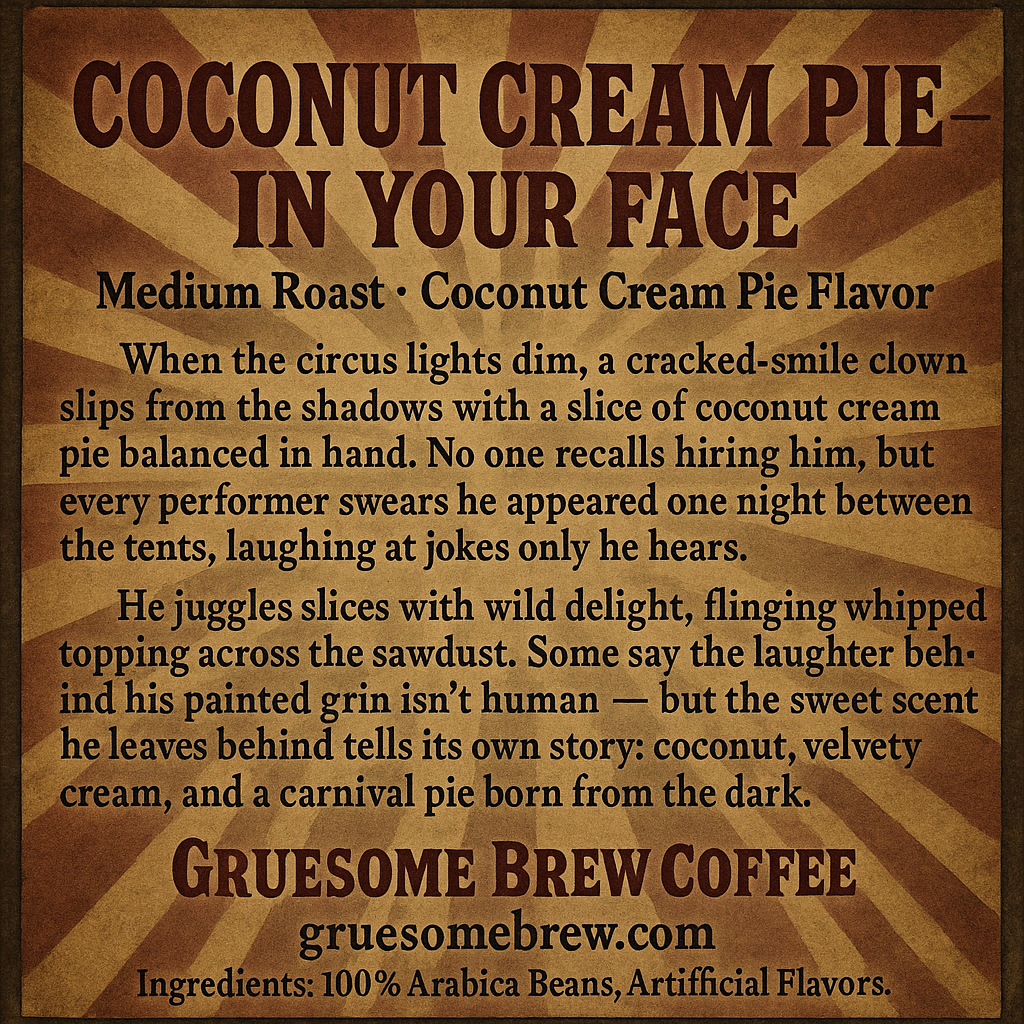 Coconut Cream Pie in Your Face