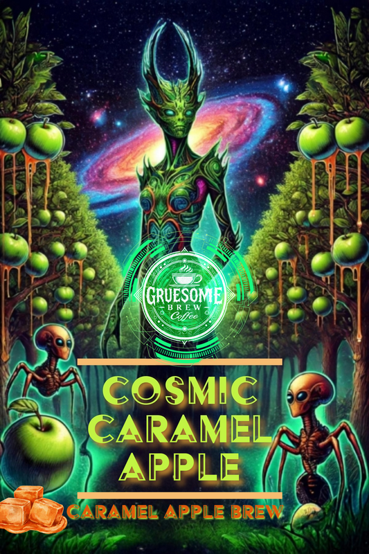 Cosmic Caramel Apple - A galactic Indulgence