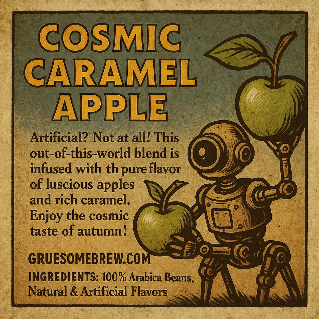 Cosmic Caramel Apple - A galactic Indulgence