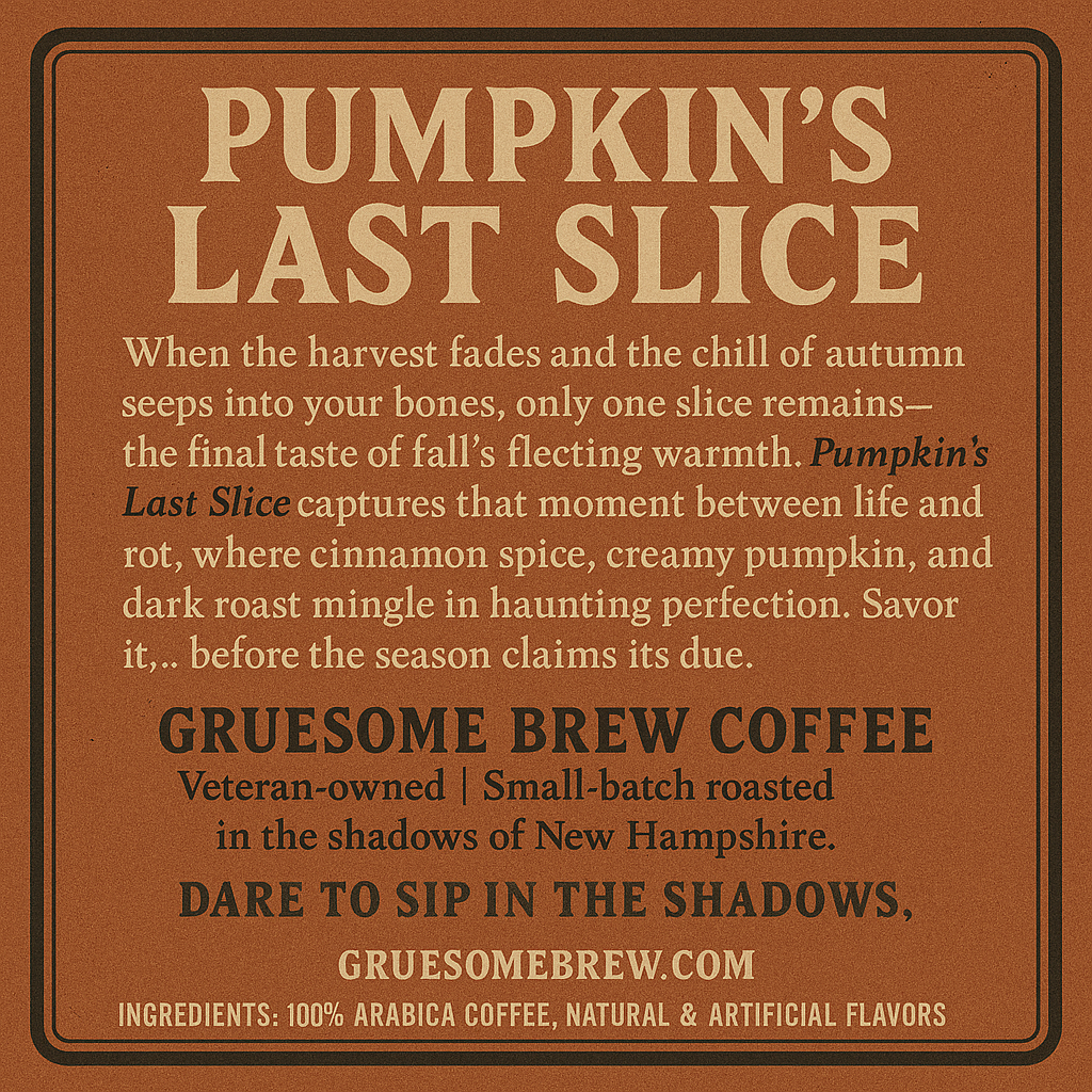 Pumpkin's Last Slice - Pumpkin Pie coffee