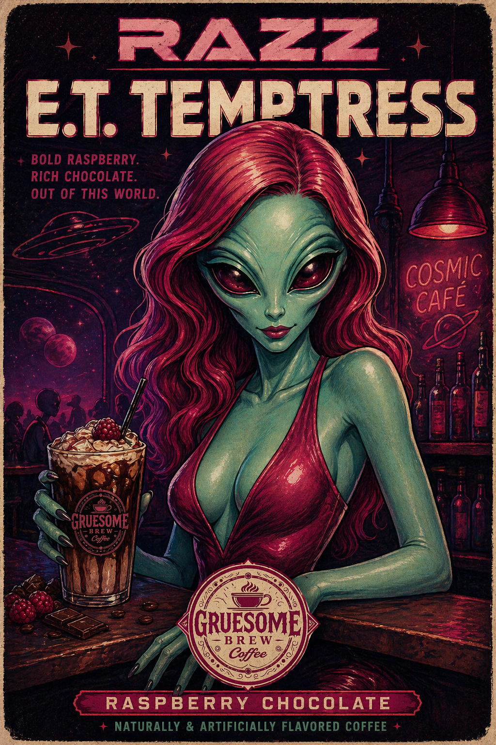 Razz: E.T. Temptress - Raspberry Chocolate Coffee