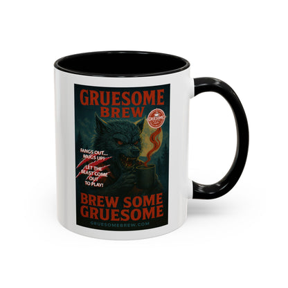 Gruesome Brew Coffee Wolf Mug