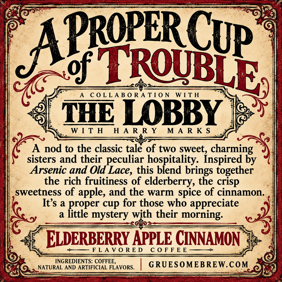 A Proper Cup of trouble - for The Lobby's Harry Marks