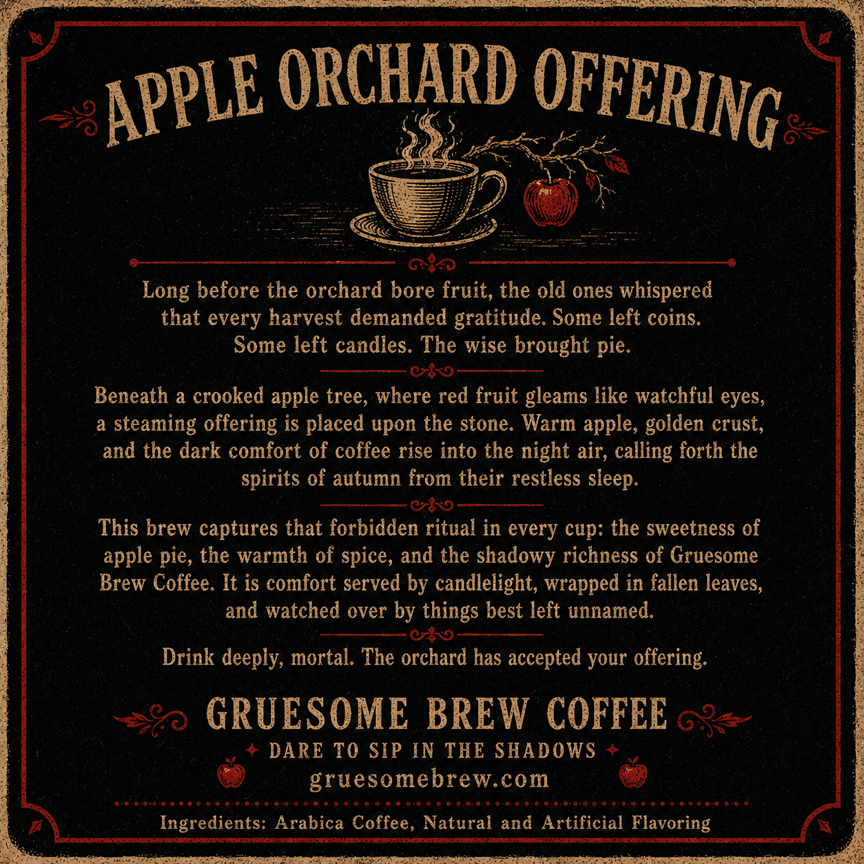 Apple Orchard Offering - Apple Pie Flavor