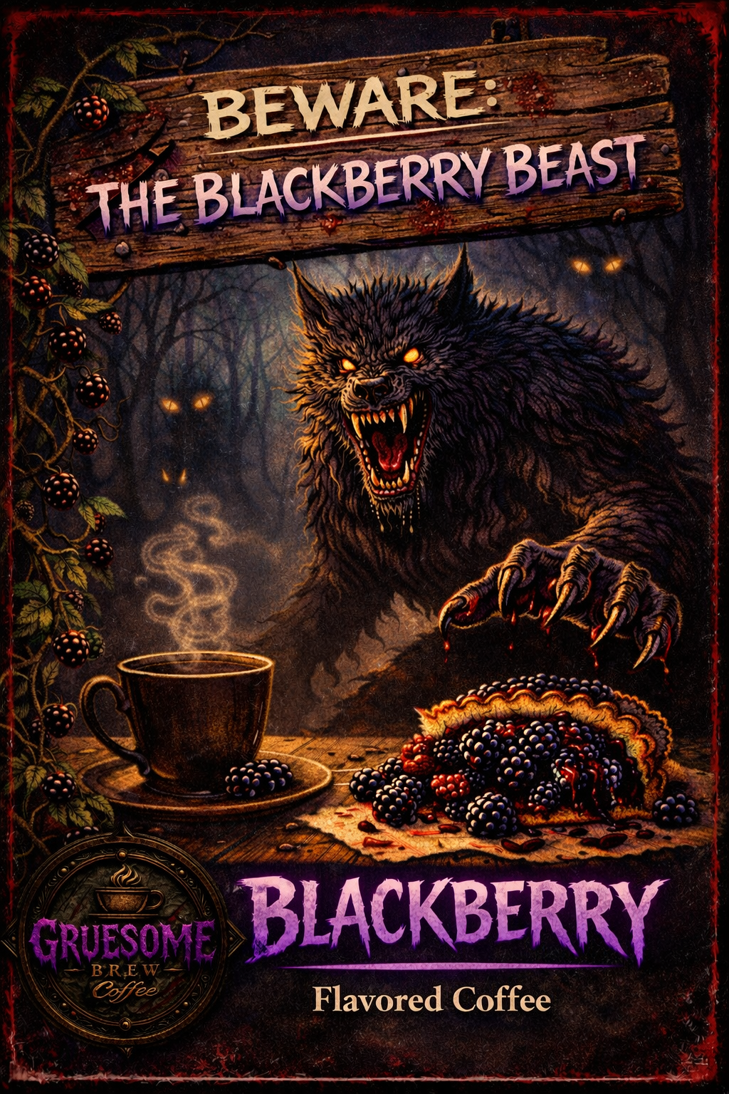 Beware: The Blackberry Beast - Blackberry Coffee