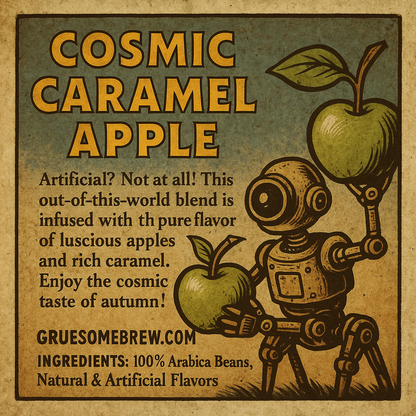 Cosmic Caramel Apple - A galactic Indulgence