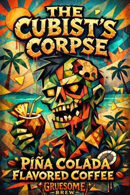 The Cubist's Corpse - Pina Colada flavored coffee