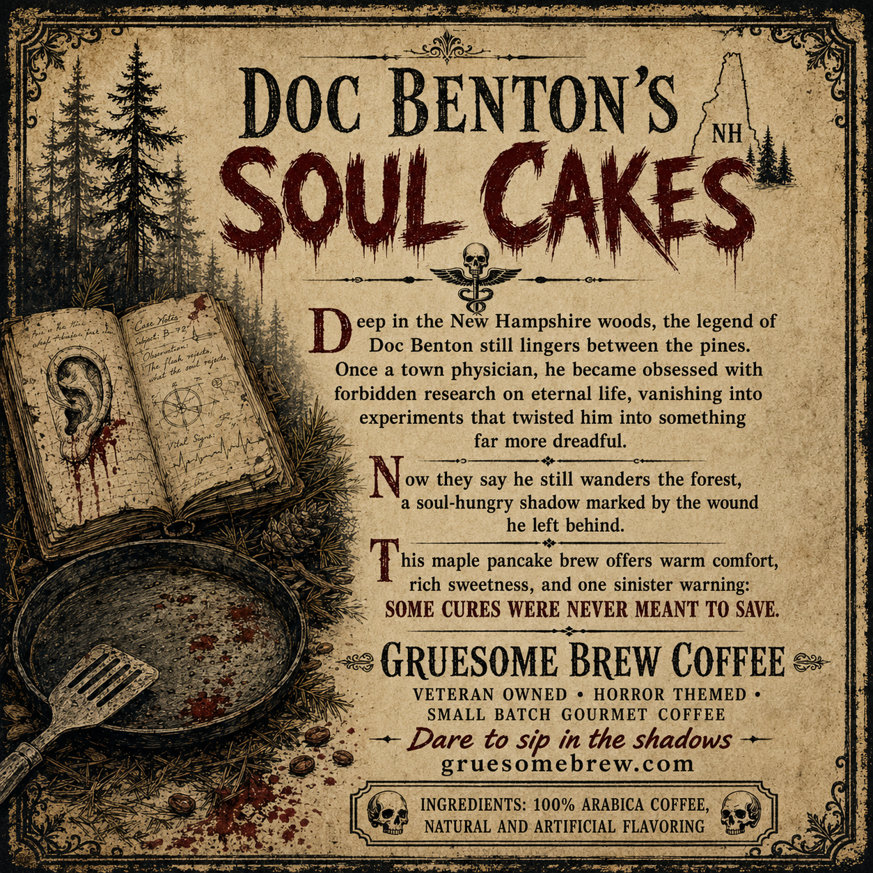 Doc Benton's Soul Cakes - Maple Pancake Coffee