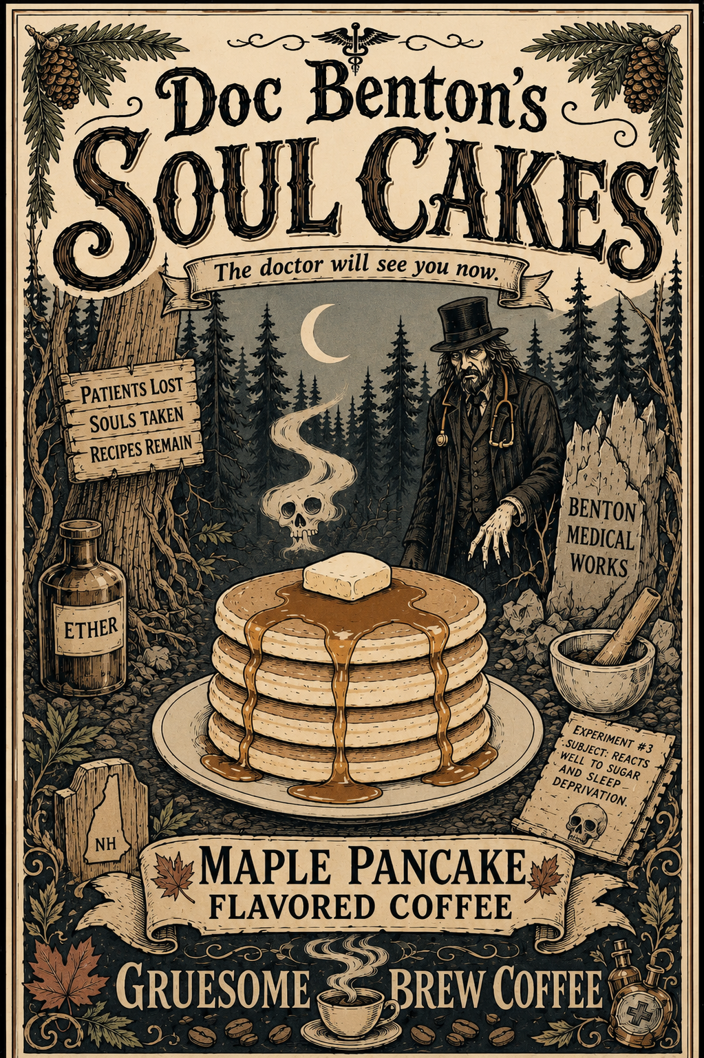 Doc Benton's Soul Cakes - Maple Pancake Coffee
