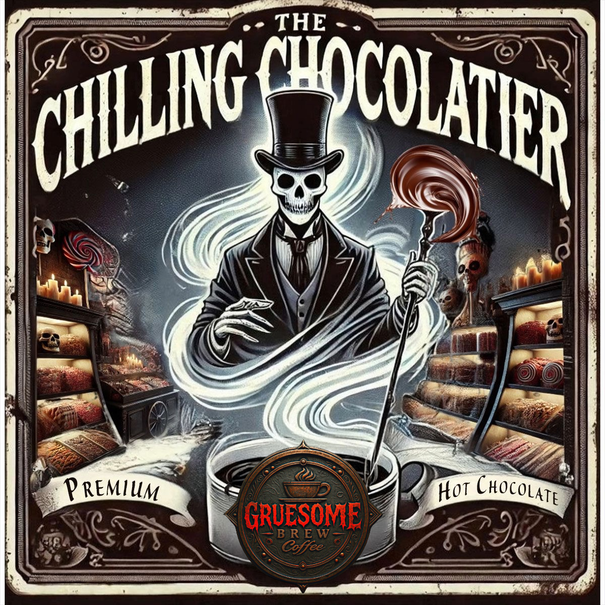 Gruesome Brew’s Premium Hot Chocolate: Crafted by the Chilling Chocolatier
