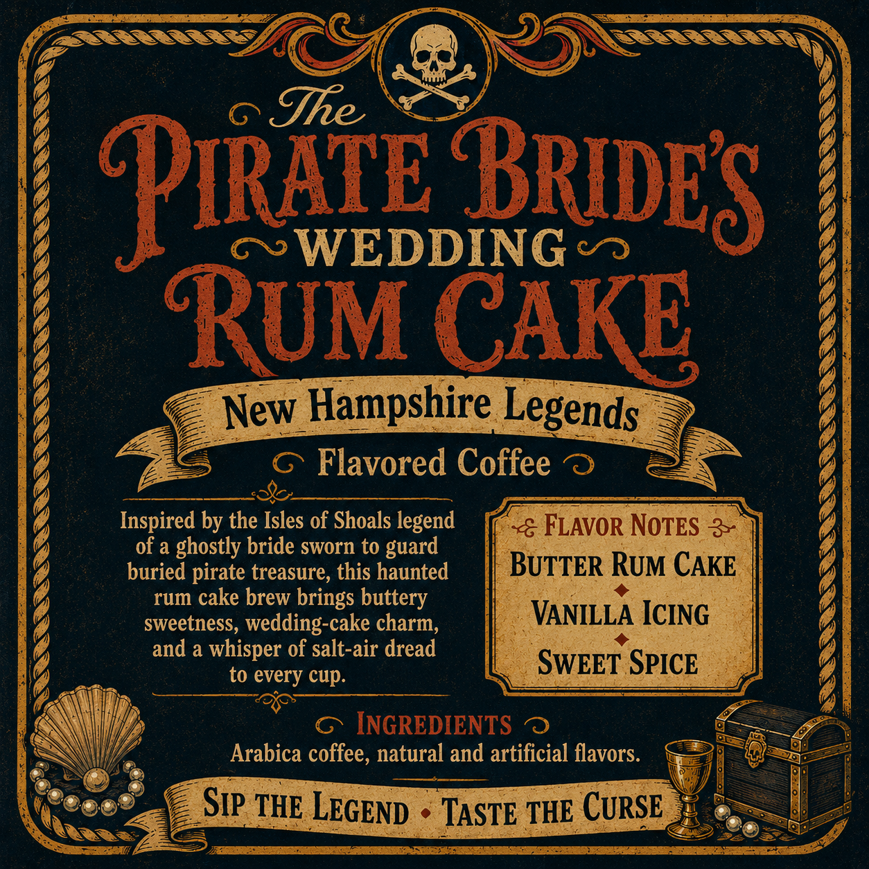 The Pirate Bride's Wedding Rum Cake