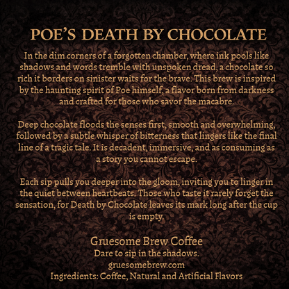 Poe's Death... by Chocolate