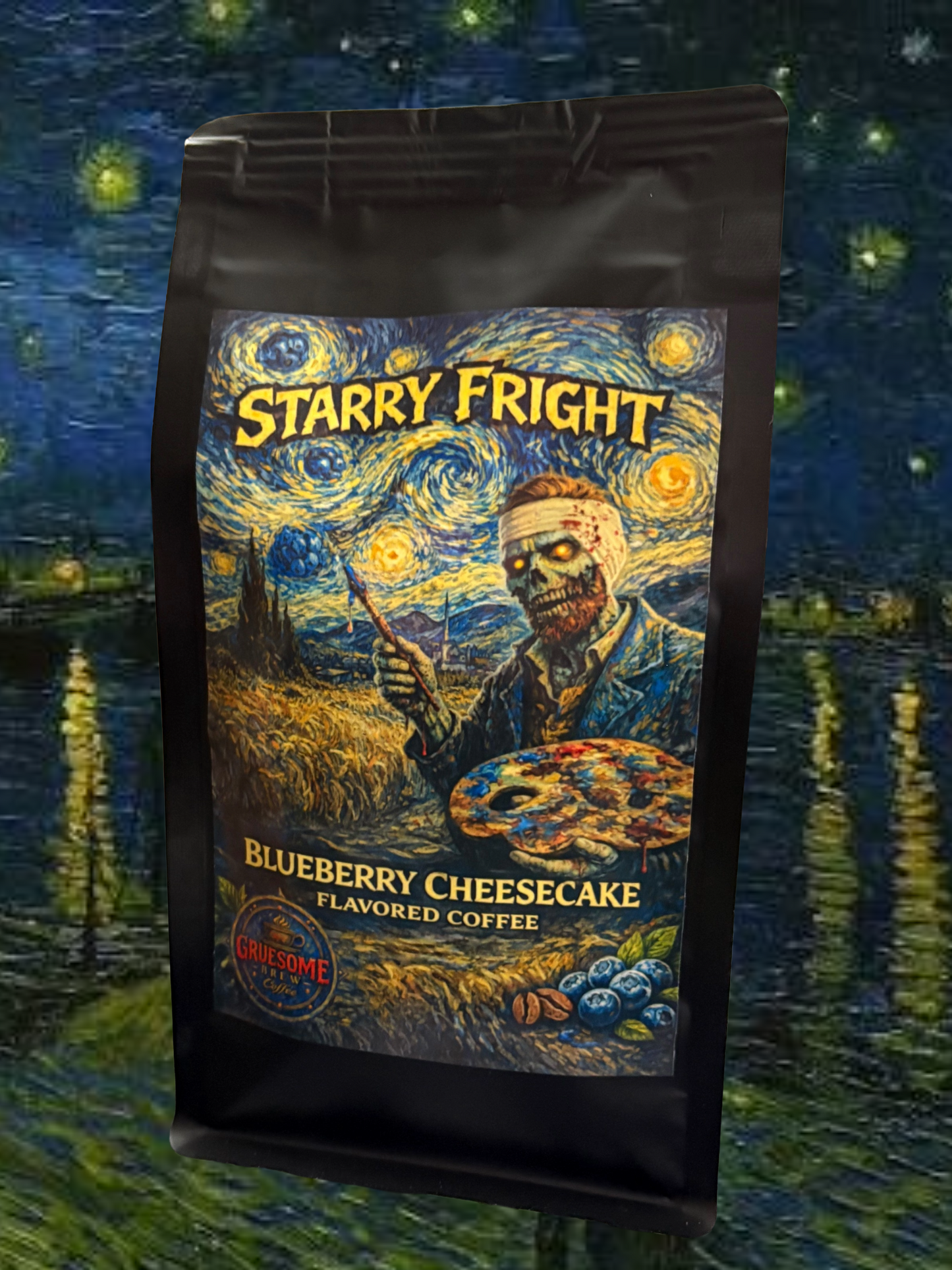 Starry Fright- Blueberry Cheesecake Coffee