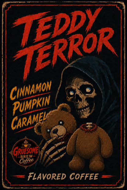 Teddy Terror - Cinnamon Pumpkin and Caramel - for Garett