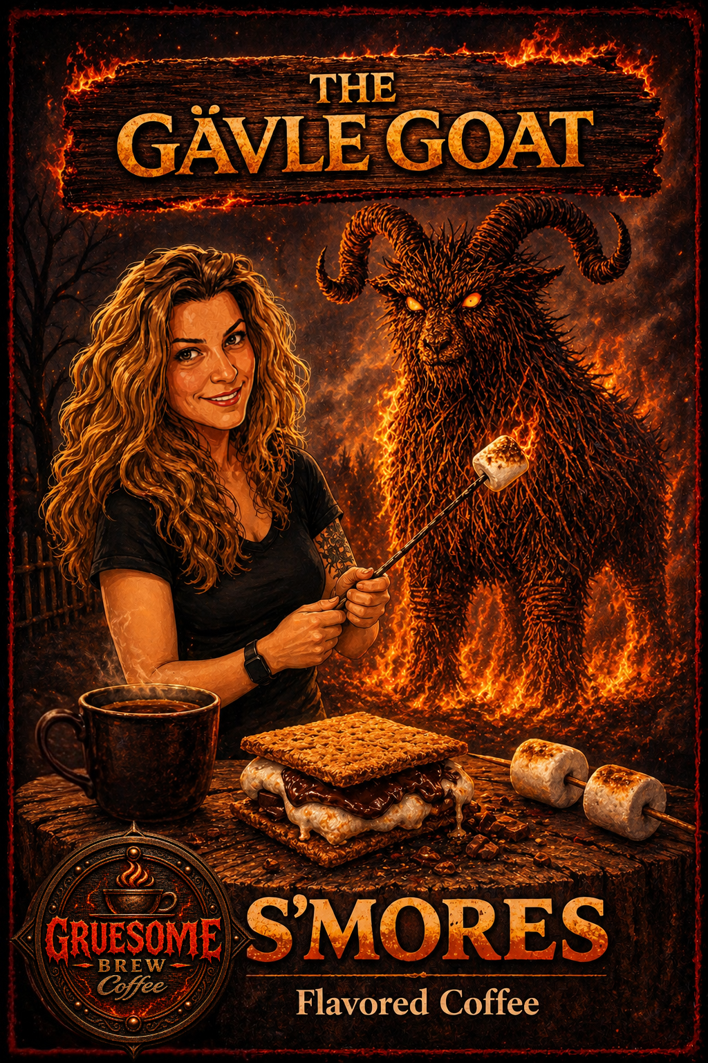 Gävle Goat - Smores flavored coffee - For Tragic RAWR