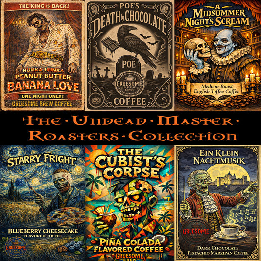 Undead Master Roasts Collection Sampler - 6 Legendary Minds 6 Resurrected Roasts