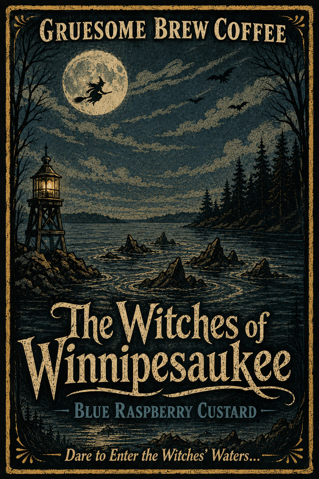 The Witches of Winnipesaukee - Blue Raspberry Custard