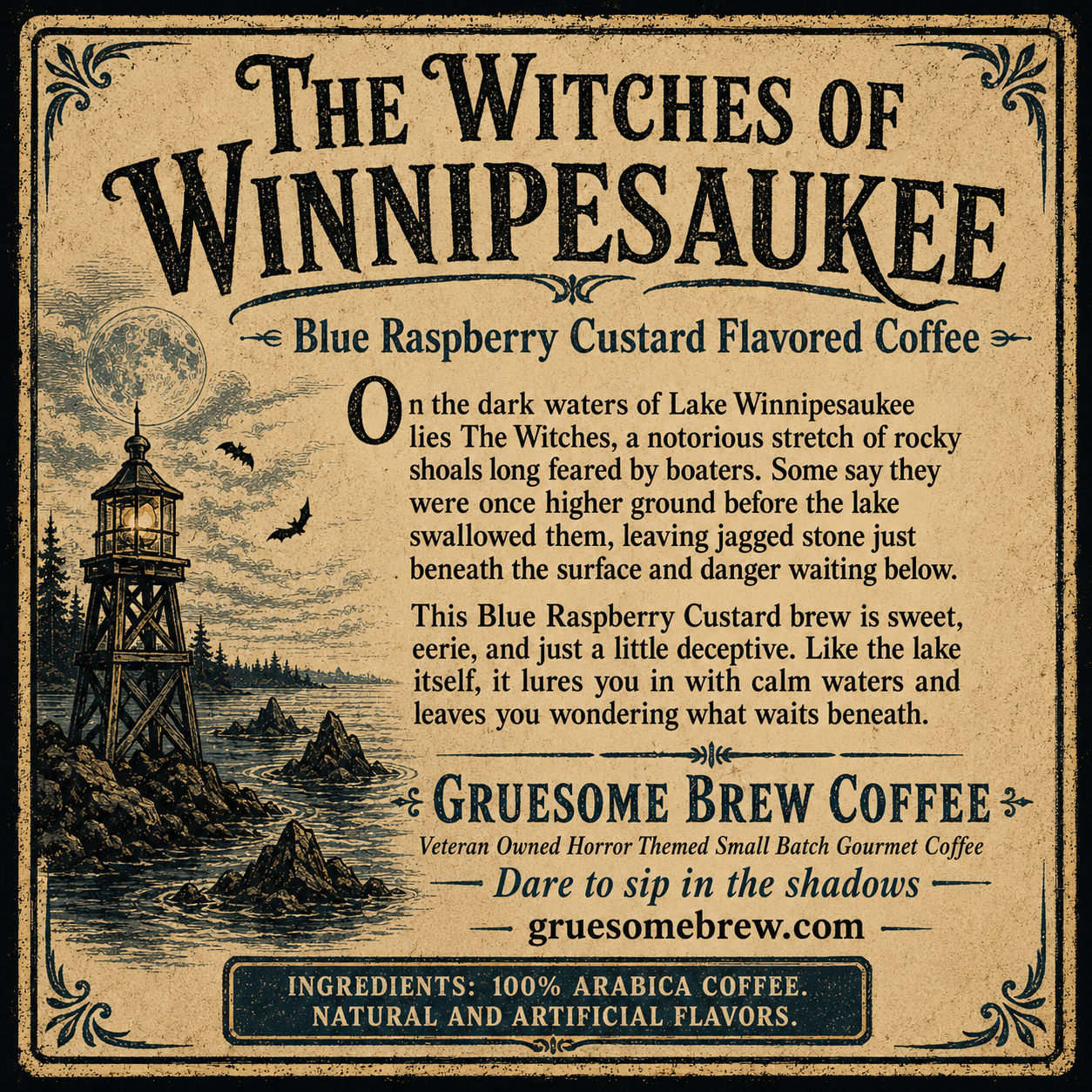 The Witches of Winnipesaukee - Blue Raspberry Custard