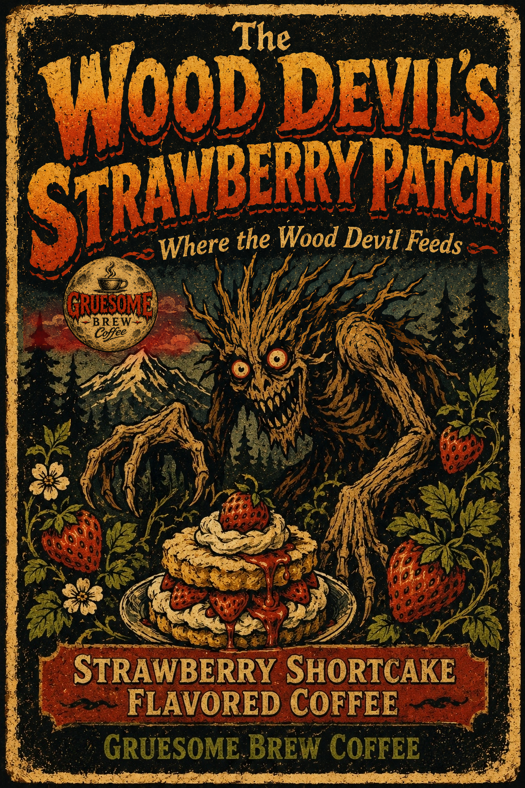 The Wood Devil's Strawberry Patch -Strawberry Shortcake Coffee